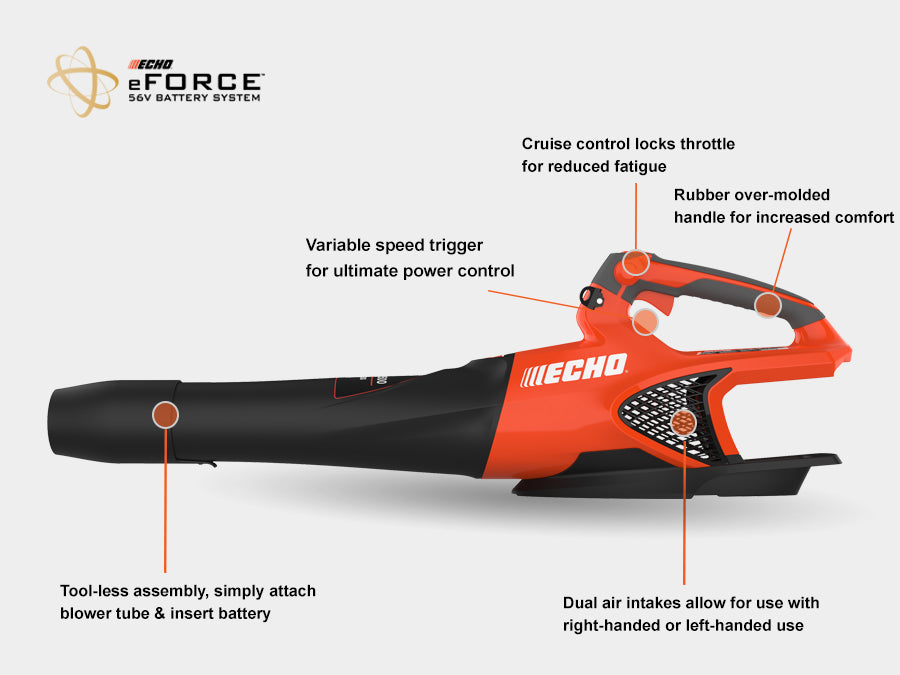 Echo DPB-2500R2 56V HH Blower w/Rapid Charge