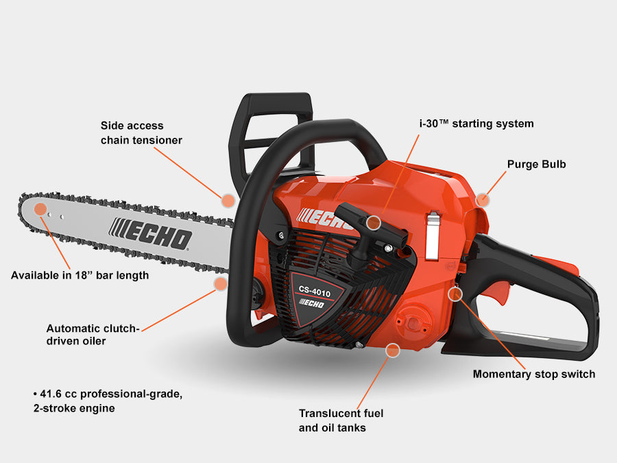 Echo CS-4010 41.6cc Chainsaw w/18" Bar & Chain