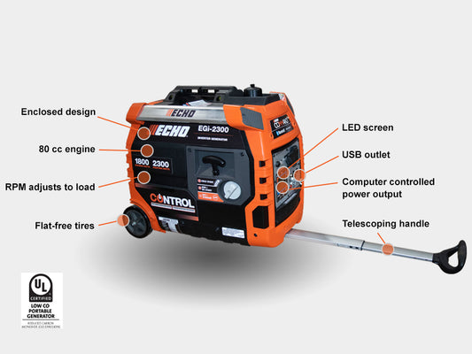 ECHO EGi-2300 2300 WATT INVERTER GENERATOR