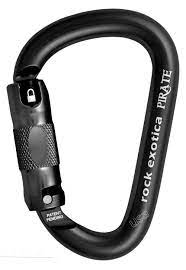 Pirate Auto-Lock Carabiner Black